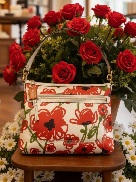 Coach Poppy Floral Crossbody Bag